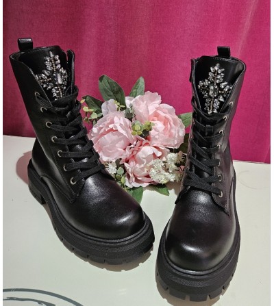 Bota Militar Strass