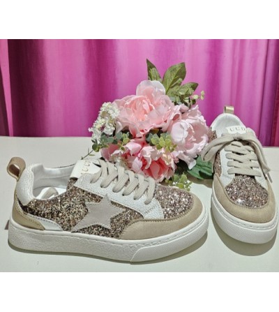 Sneaker Beige Brilli