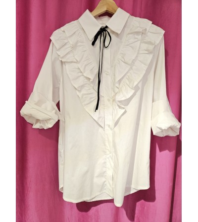 Blusa Blanca Lazo